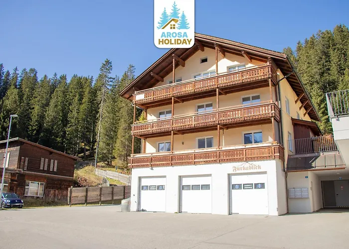 Furkablick Alice Und Yvonne By Appartement Arosa